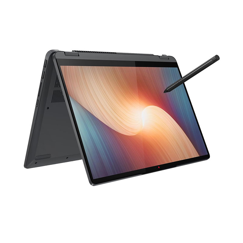 Picture of Lenovo IdeaPad Flex - Intel Core i3-1215U 14"(35.5 cm) 82R700KHIN 2-in-1 Laptop (8GB/ 512GB SSD/ WUXGA+ IPS/ Camera Privacy Shutter/ Windows 11 Home/ Office Home 2021/ Integrated Intel UHD Graphics/ Backlit Keyboard/ 1Year Warranty/ Storm Grey/ 1.5kg)